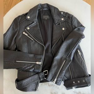 Mackage rumor pebbled leather jacket
